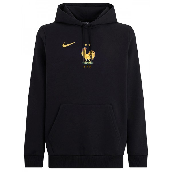 France veste à capuche football vêtements de sport survêtement hommes formation noir kit extérieur football manteau 2025-2026