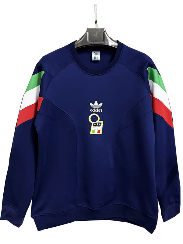 Italy survêtement bleu marine maillot d'entraînement pull homme 2025-2026