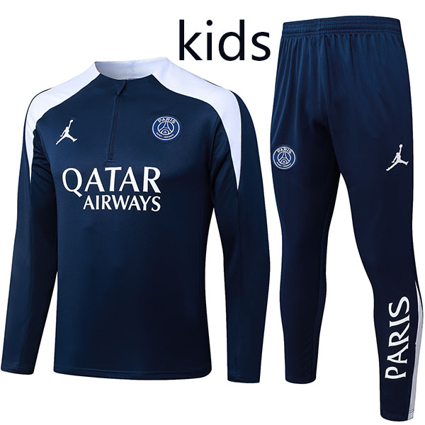 Jordan paris saint-germain survêtement enfant indigo tenue d'entraînement mini 2025-2026