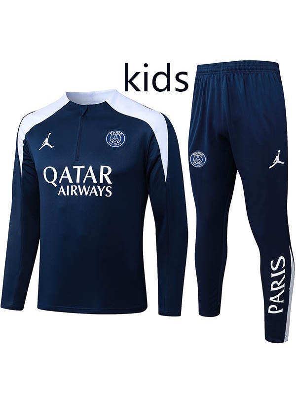 Jordan paris saint-germain survêtement enfant indigo tenue d'entraînement mini 2025-2026