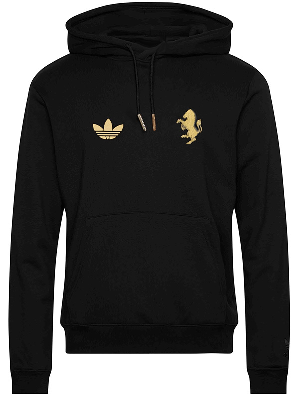 Juventus veste à capuche football vêtements de sport survêtement hommes formation noir kit extérieur football manteau 2025-2026
