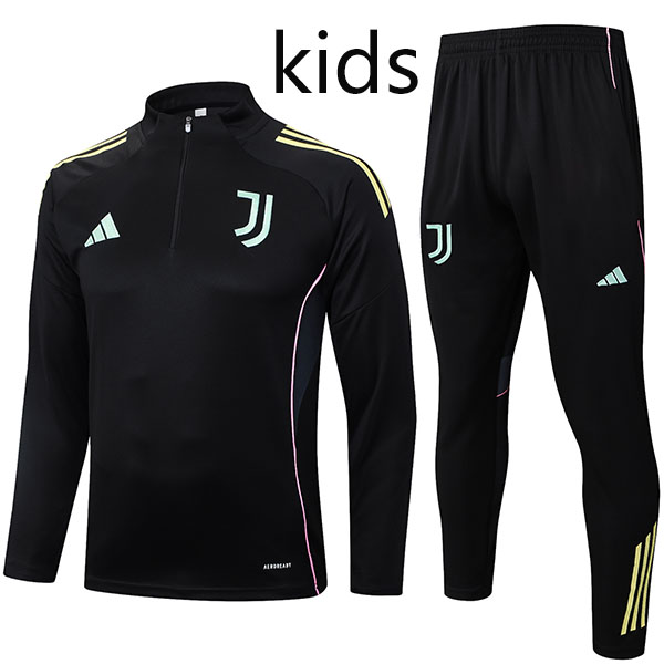 Juventus survêtement enfant tenue junior mini tenue d'entraînement noire 2025-2026