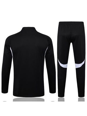 Liverpool survêtement de football ensemble de sport demi-zip col noir uniforme vêtements pour hommes kit d'entraînement de football 2025-2026