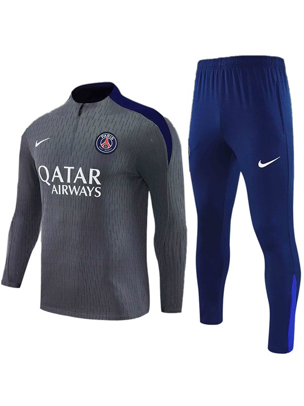 Paris saint-germain survêtement gris tenue d'entraînement homme 2025-2026