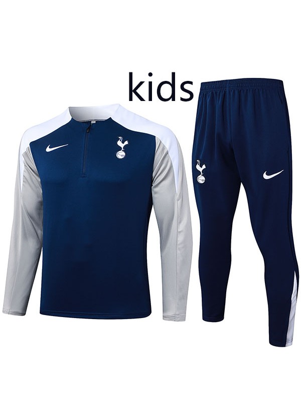 Tottenham Hotspur ensemble survêtement enfant indigo uniforme junior mini-kit d'entraînement 2025-2026